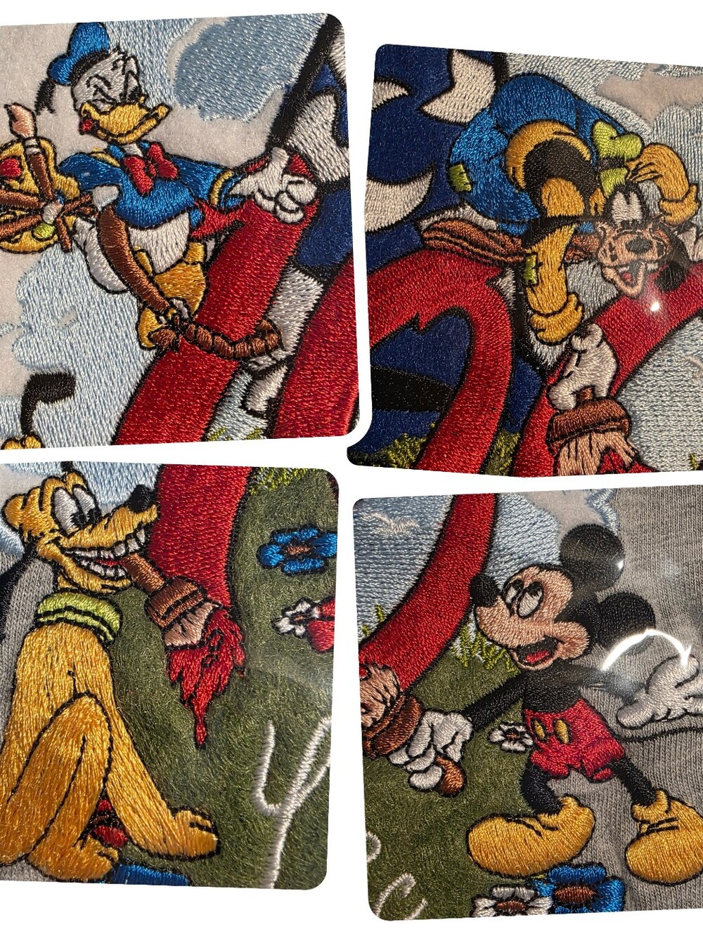 🆕Walt Disney World Embroidered Colorful 100 Years of Magic T-shirt W Sz L